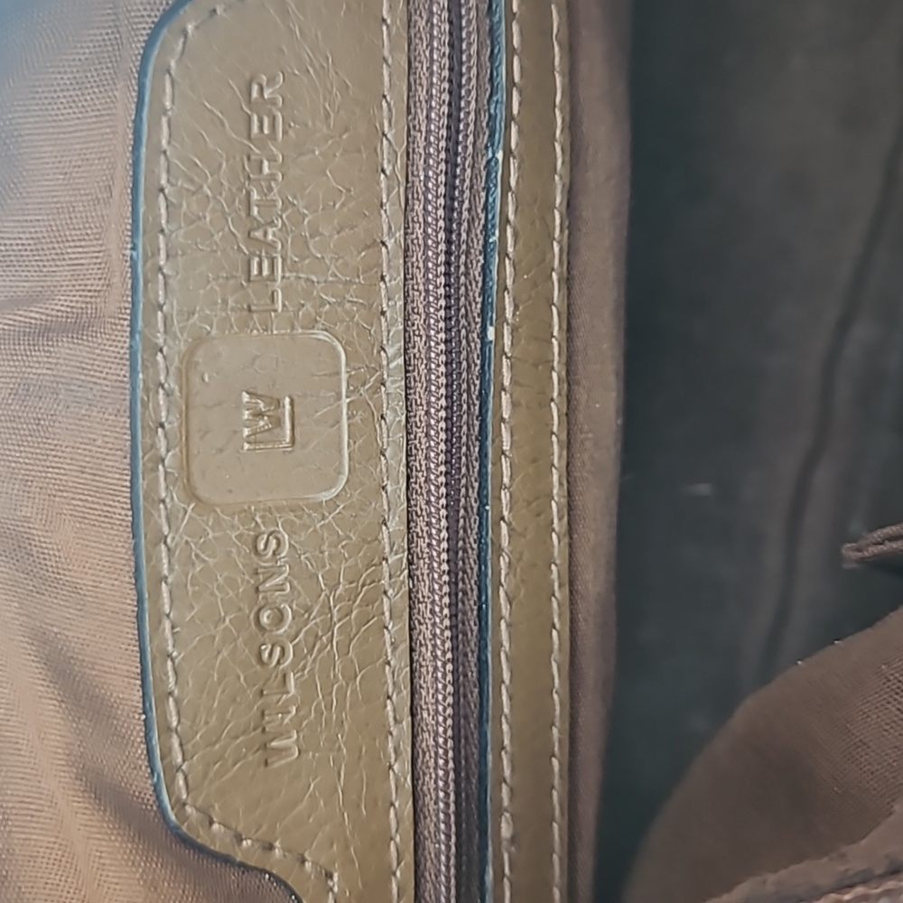 Wilson's brown leather bag - Picture 7 of 7